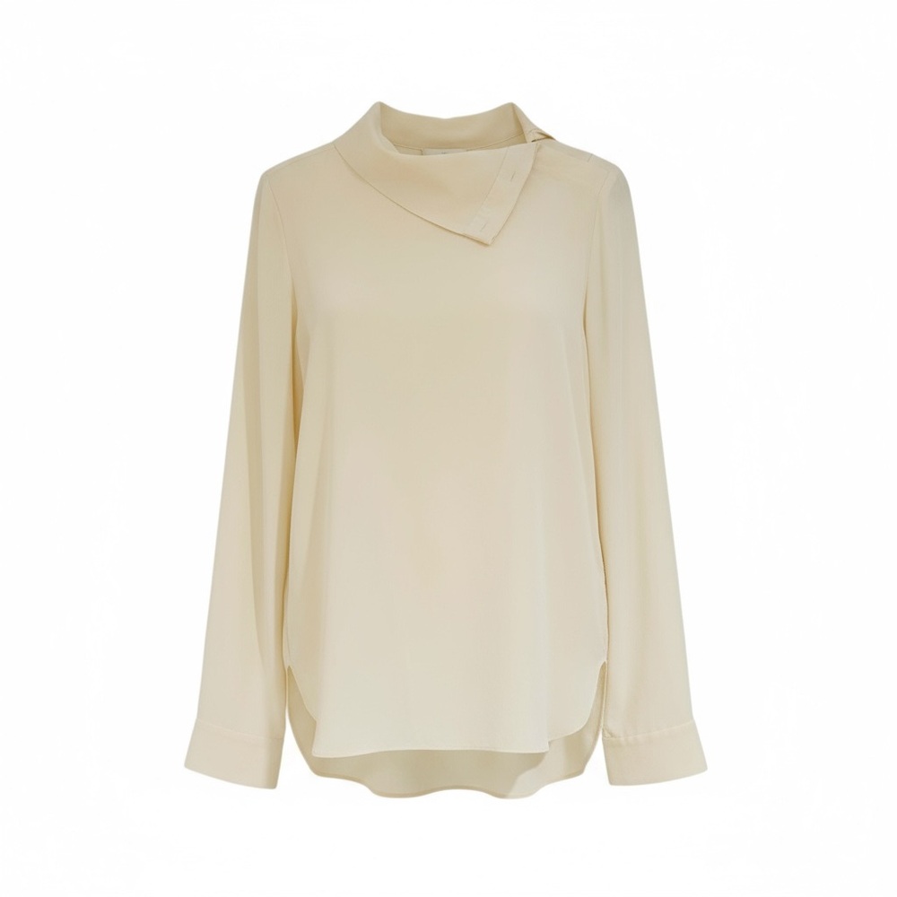 COS 100% Silk Cream Women's Blouse